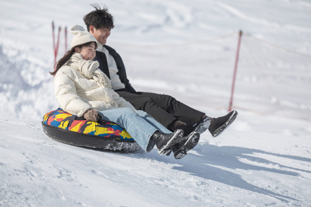 【小樽天狗山】スノーチューブ