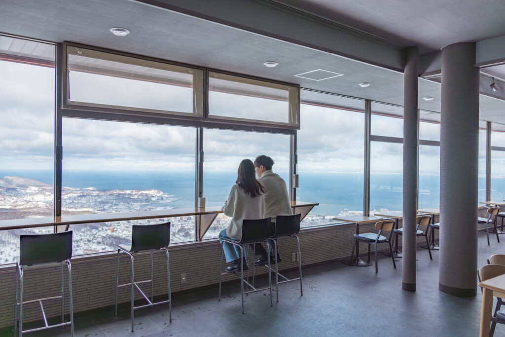 【小樽天狗山】冬のTENGUU CAFE