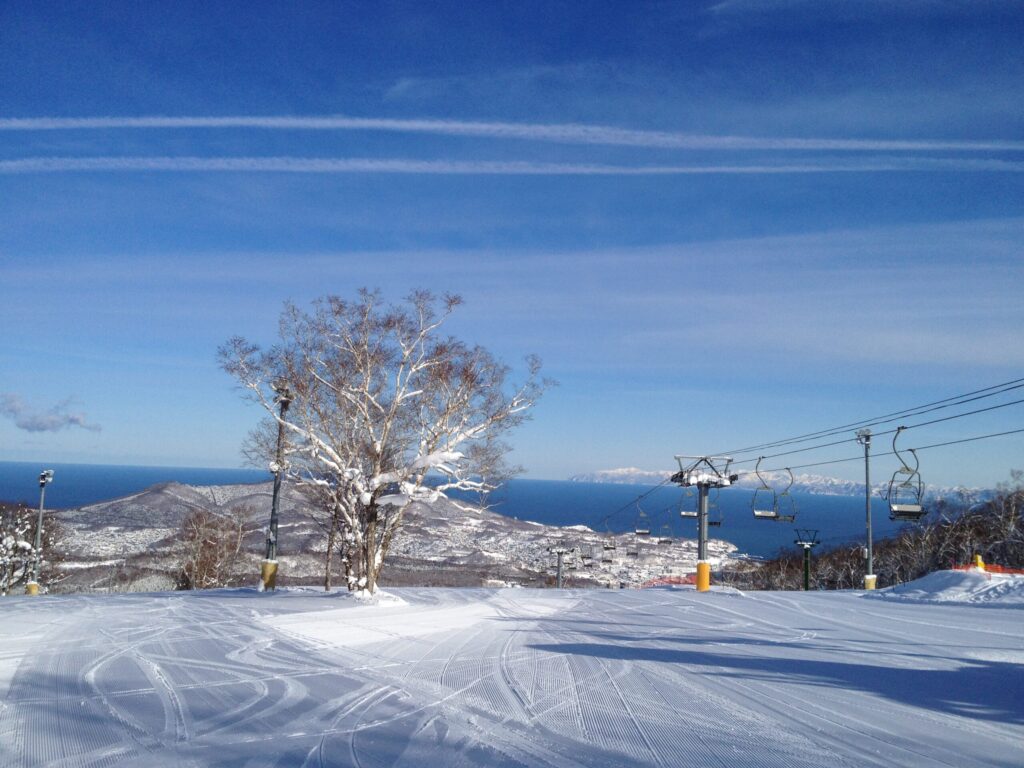 【小樽天狗山】スキー場ゲレンデ